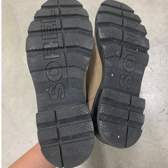 Sorel Lennox Lace Suede Tan Combat Boots NL 3701-251 Women's Size‎ US 9 - Picture 6 of 13